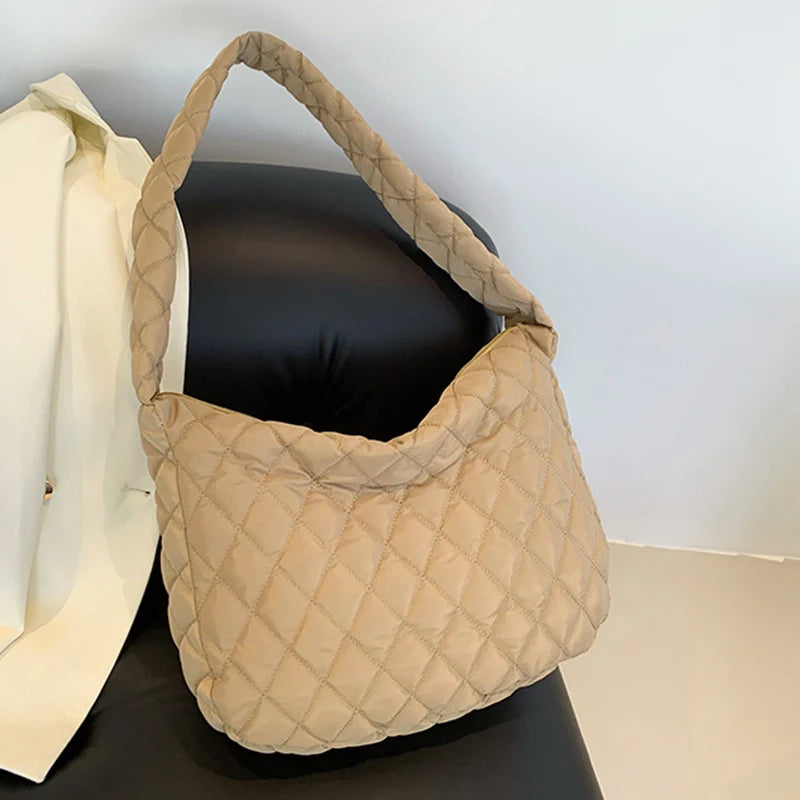 Luxury Quilted Padded Tote