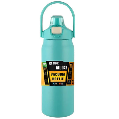Insulated Stainless Steel Vacuum Flask - 24H Cold & 8H Hot Water Bottle