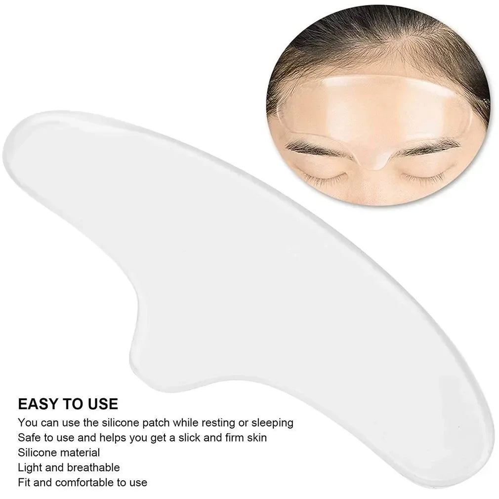Reusable Silicone Anti-Wrinkle Face & Forehead Patches for Smooth Skin - 14