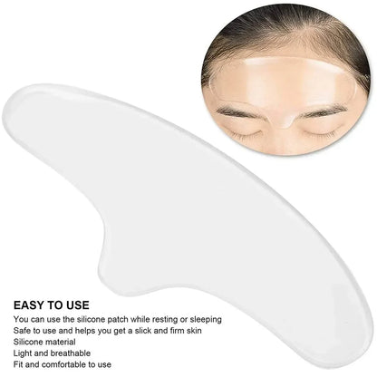 Reusable Silicone Anti-Wrinkle Face & Forehead Patches for Smooth Skin