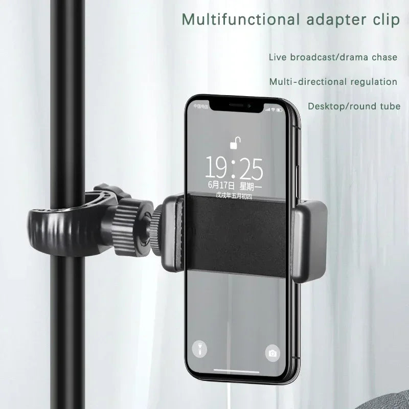 360° Rotatable Universal Smartphone Holder for Live Streaming & Recording