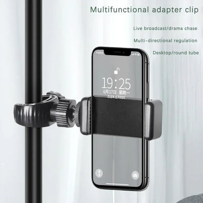 360° Rotatable Universal Smartphone Holder for Live Streaming & Recording