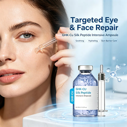 Blue Copper Peptide GHK-Cu Intensive Face Serum for Hydration & Repair
