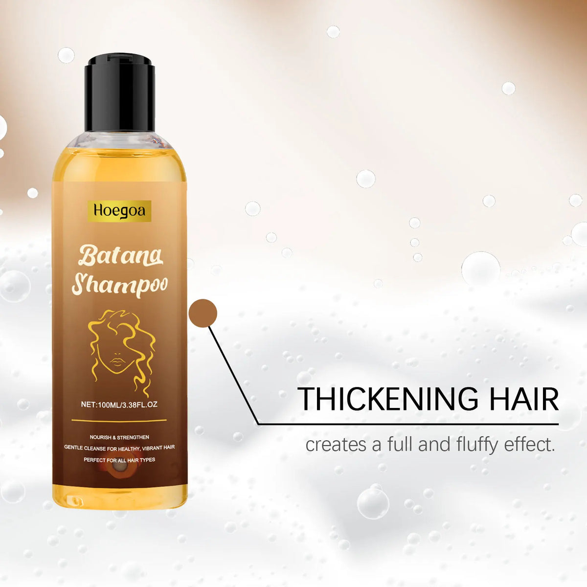 Batana Oil Hair Growth Shampoo & Scalp Treatment for Thick, Healthy Hair