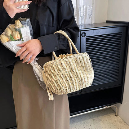 Luxury Handmade Straw Tote