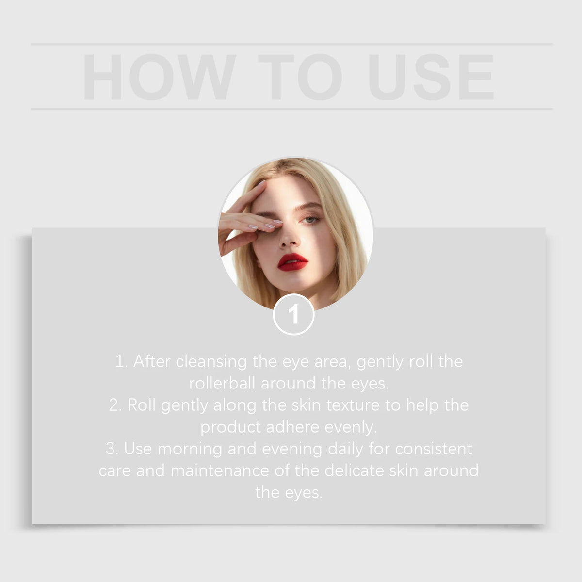 Lifting Eye Cream for Dark Circles and Fine Lines - Firming & Smoothing Contour