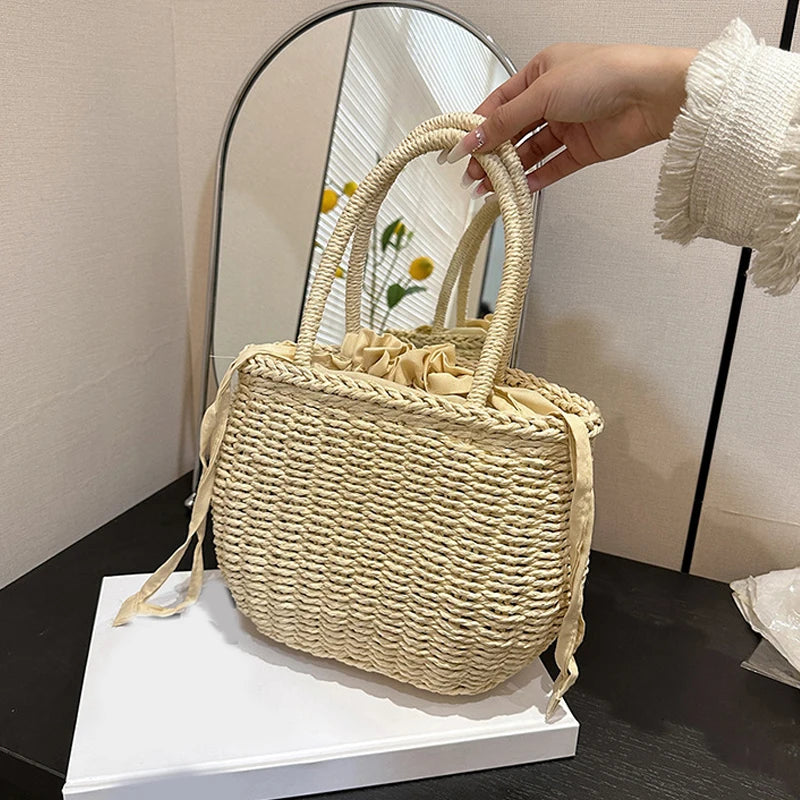 Luxury Handmade Straw Tote