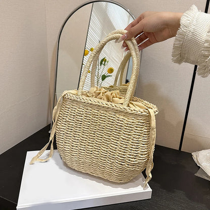 Luxury Handmade Straw Tote