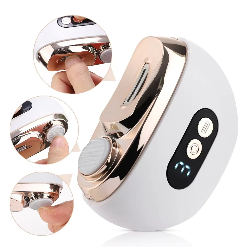 Automatic Electric Nail Clipper with LED Light & Trimmer for Safe Nail Care - 22