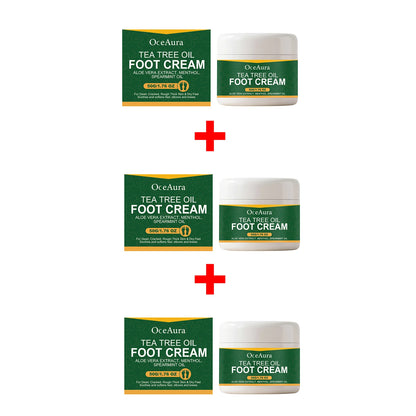 Tea Tree Oil Foot Repair Cream for Cracked Heels and Dry Skin