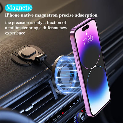 1040° Rotation Magnetic Car Phone Mount for iPhone 16 15 14 13 12 & Android