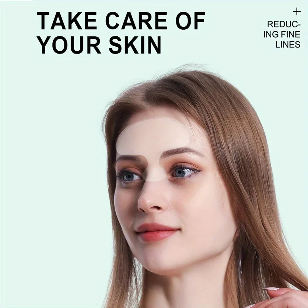 Reusable Silicone Anti-Wrinkle Patches - Face, Forehead & Neck Smoothing Set