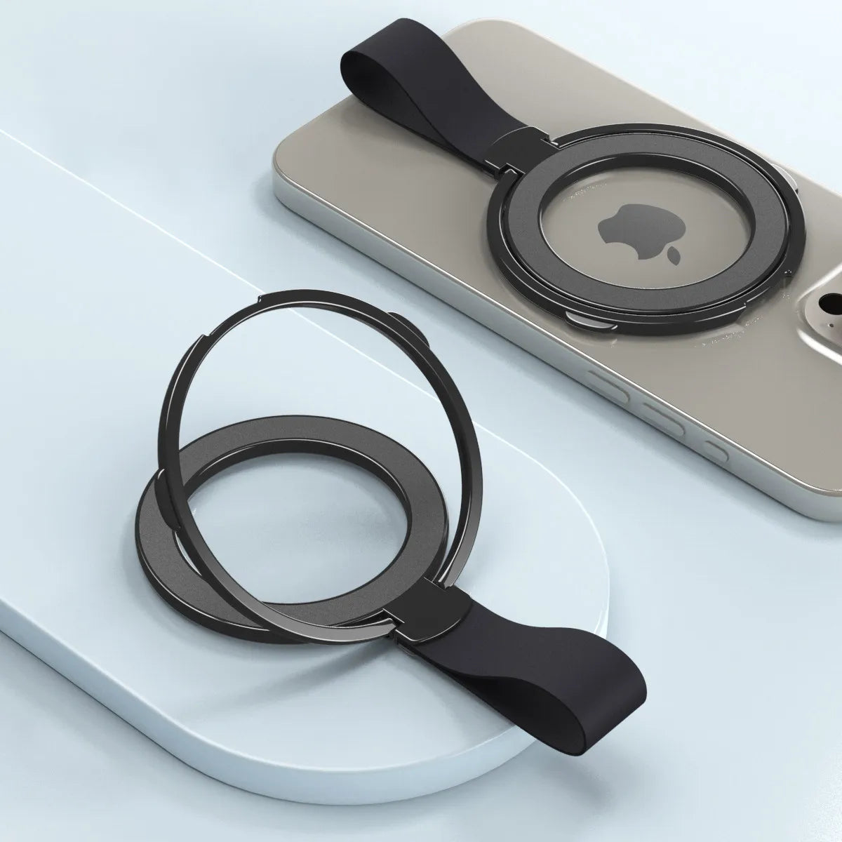 Magnetic Phone Ring Holder Stand for MagSafe iPhone 16 15 14 13 Series - 7