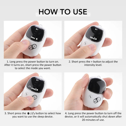 CES Sleep Aid & Anxiety Relief Device - Handheld Pulse Massager for Deep Sleep