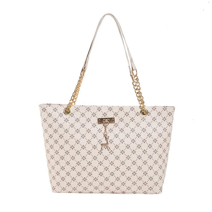 Luxury Vintage PU Tote Bag