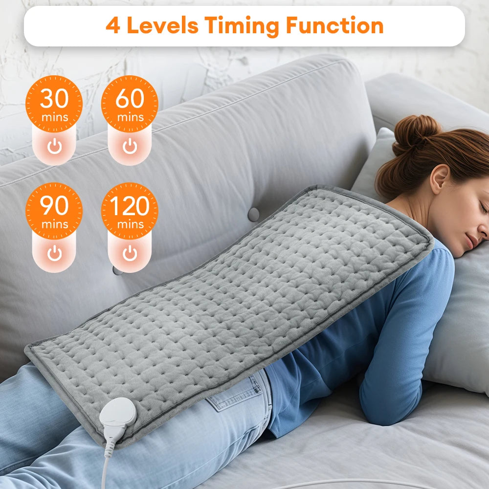 Electric Heating Pad for Back, Neck and Leg Pain Relief with Temperature Control - 13