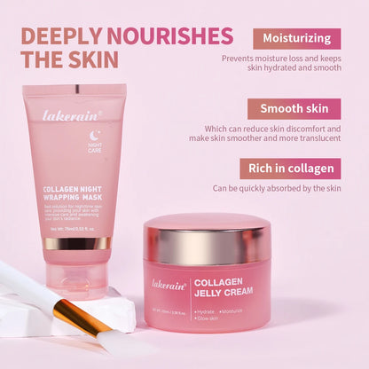 Overnight Collagen Wrapping Mask - Hydrating Peel-Off Facial Gel