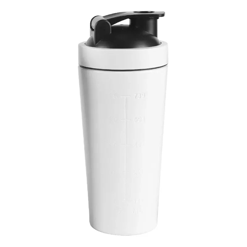 Stainless Steel Sports Protein Shaker Bottle - 500ml & 750ml Leakproof - 20
