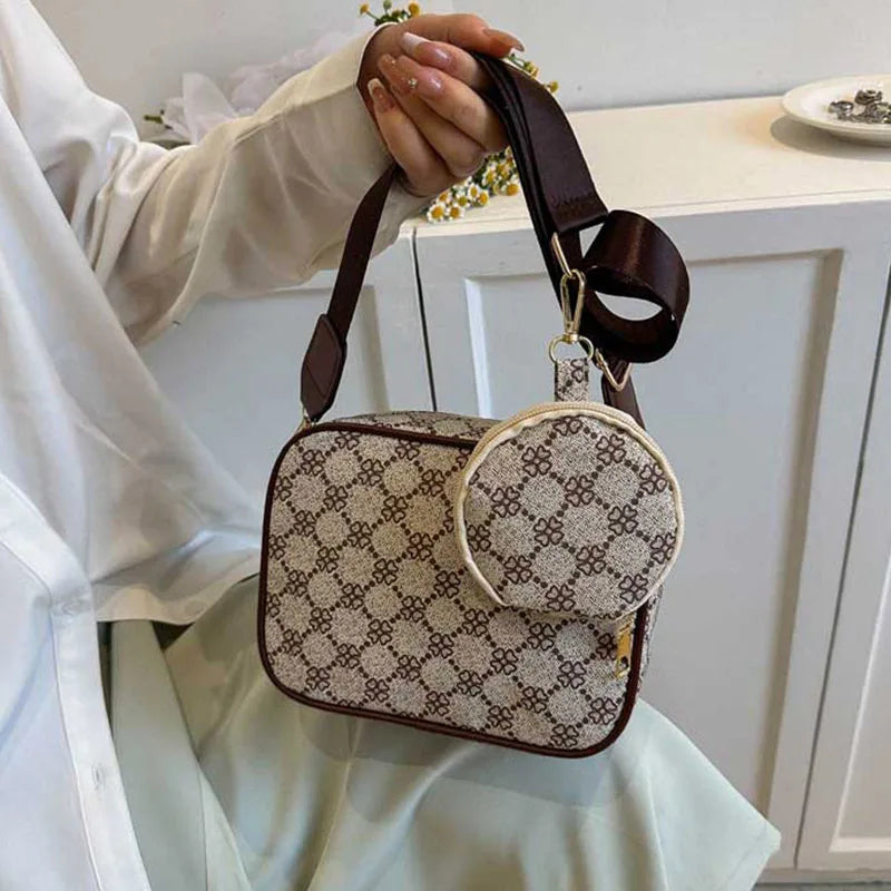 Trendy Plaid Crossbody