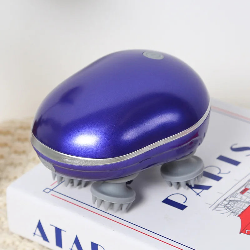 Electric Scalp Massager with Red Light Therapy for Hair Care