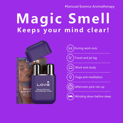 Double-Hole Essential Oil Aromatherapy Inhaler - Portable Energy & Focus Stick