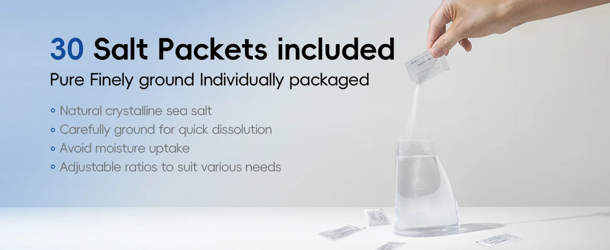 Electric Cordless Nasal Irrigator & Sinus Rinse System with Adjustable Pressure