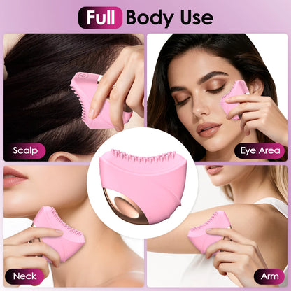 Electric Body Contouring & Exfoliating Massage Brush for Skin Rejuvenation