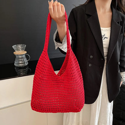 Luxury Bohemian Crochet Tote