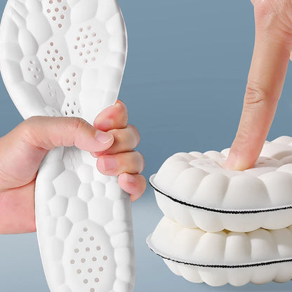 Latex Sport Insoles: Breathable Arch Support & Shock Absorption Shoe Pads