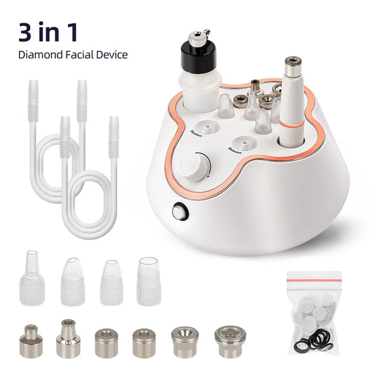 Professional 3-in-1 Diamond Microdermabrasion Facial Machine
