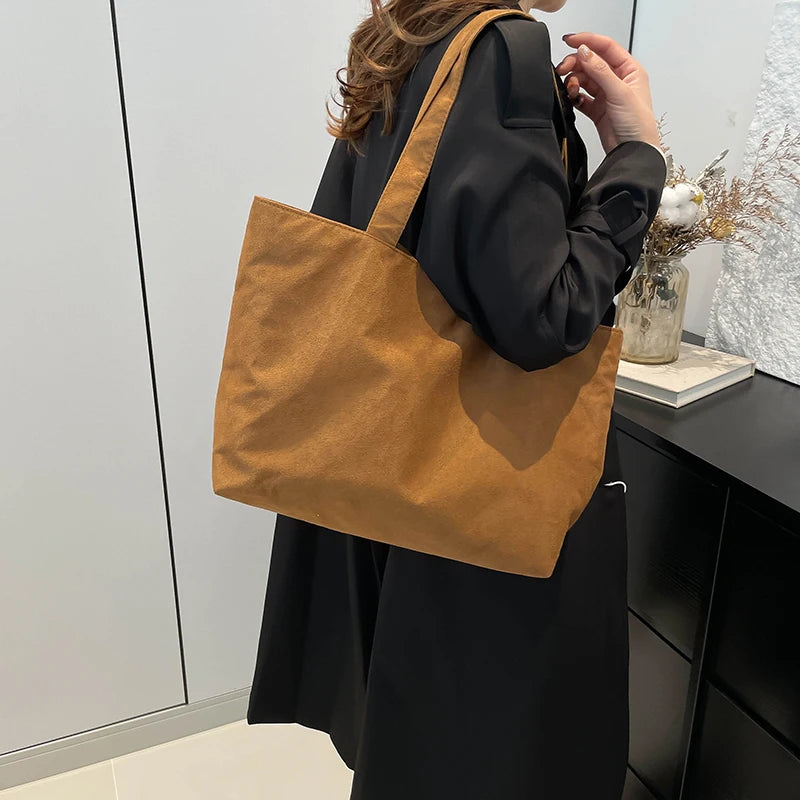 Luxury Soft Suede Tote