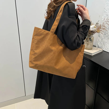 Luxury Soft Suede Tote