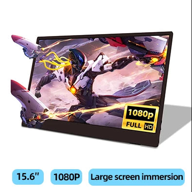 14-Inch 2K Portable Monitor - Ultra HD 60Hz Laptop & Gaming Screen