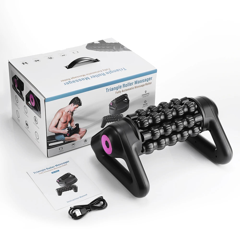 Electric Deep Tissue Fascia Roller Massager for Muscle Recovery - 15