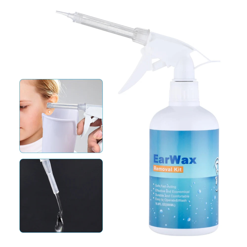 Electric Ear Wax Removal Irrigation System - Professional Home Ear Cleaning Kit - 16