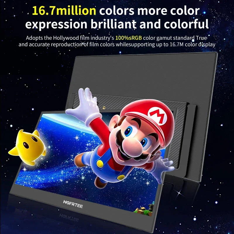 13.3" 4K Portable Monitor - Ultra-HD HDR Display for Laptop, PS5 & Xbox - 4