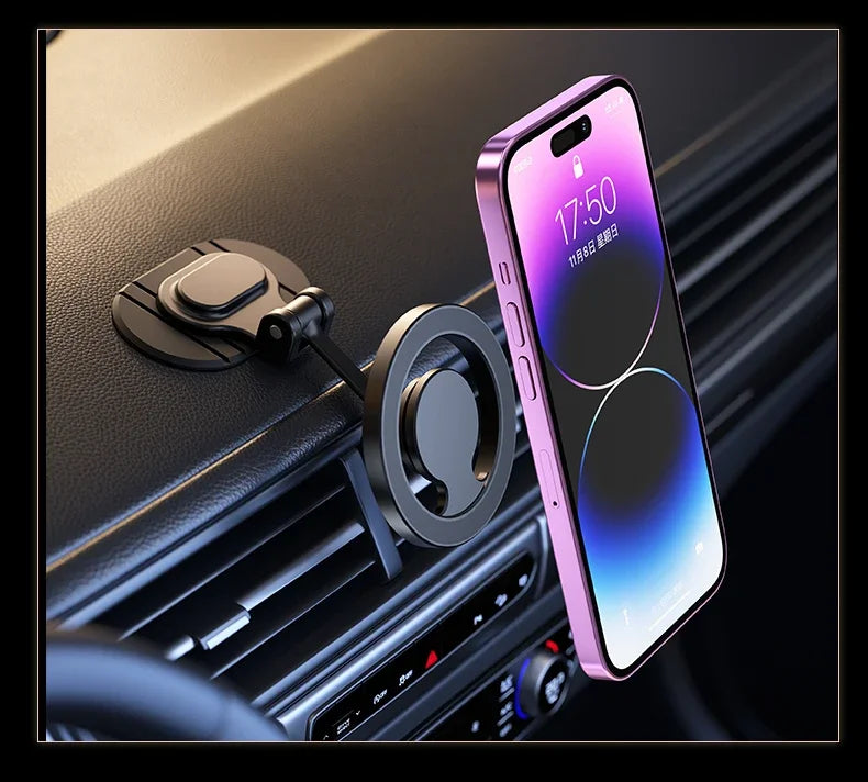 1040° Rotation Magnetic Car Phone Mount for iPhone 16 15 14 13 12 & Android - 15