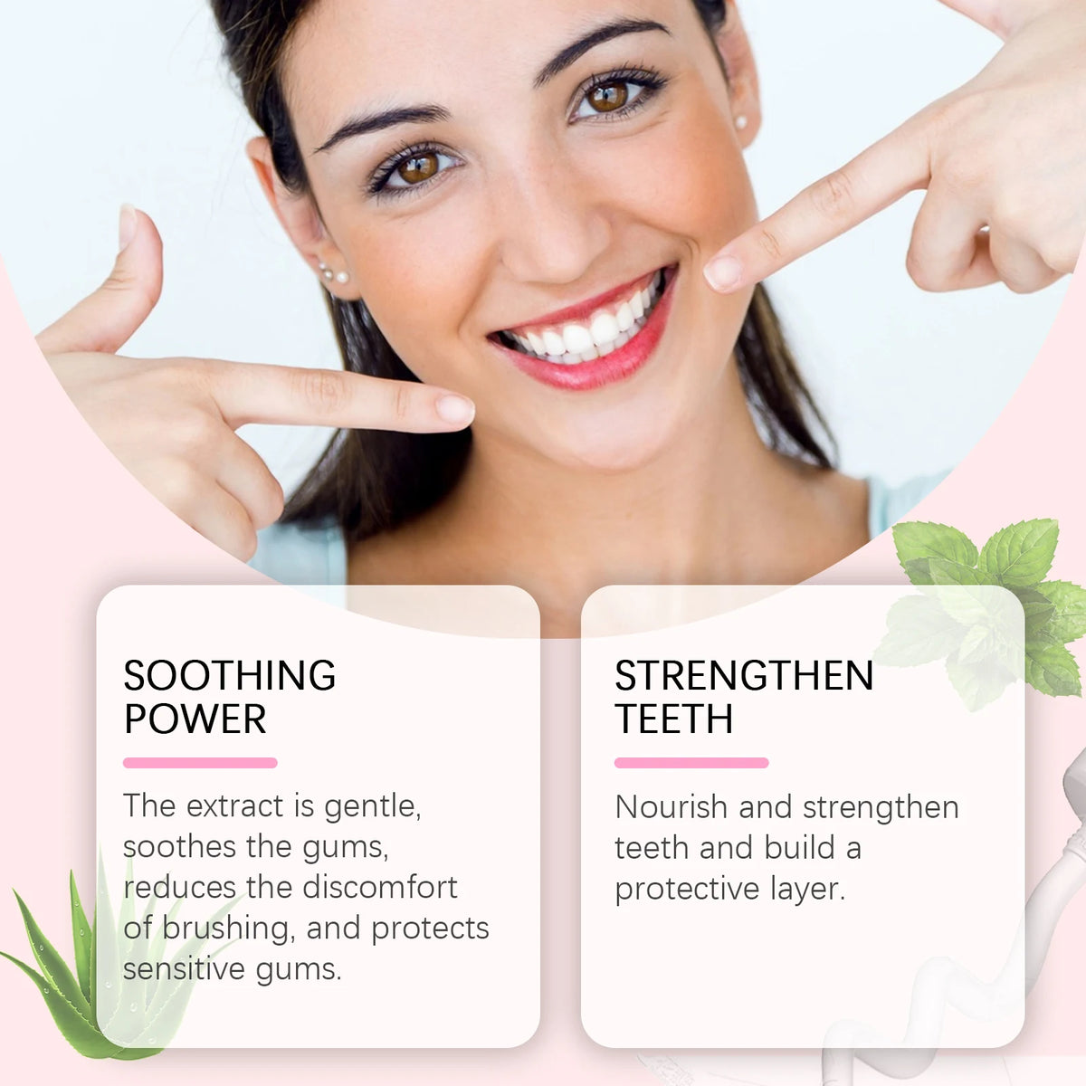Nicotinamide Teeth Whitening Toothpaste - Deep Stain Removal & Gum Care