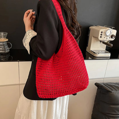 Luxury Bohemian Crochet Tote