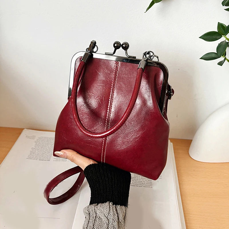 Luxury Vintage Kiss Lock Bag