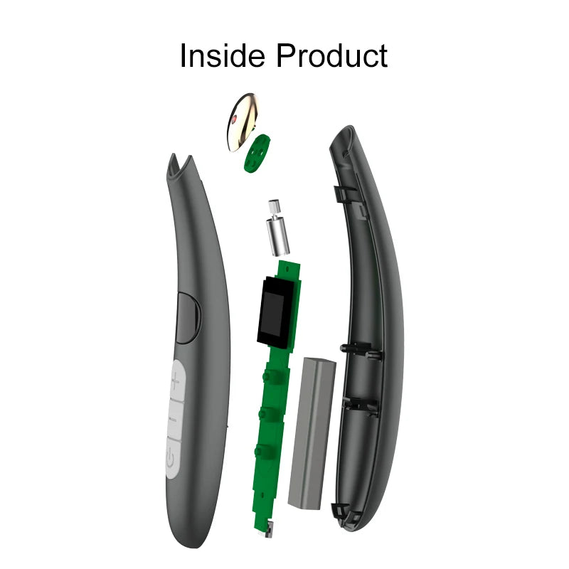 3-in-1 LED Eye Lift Wand: Heated Vibration Massager for Dark Circles & Puffiness - 12