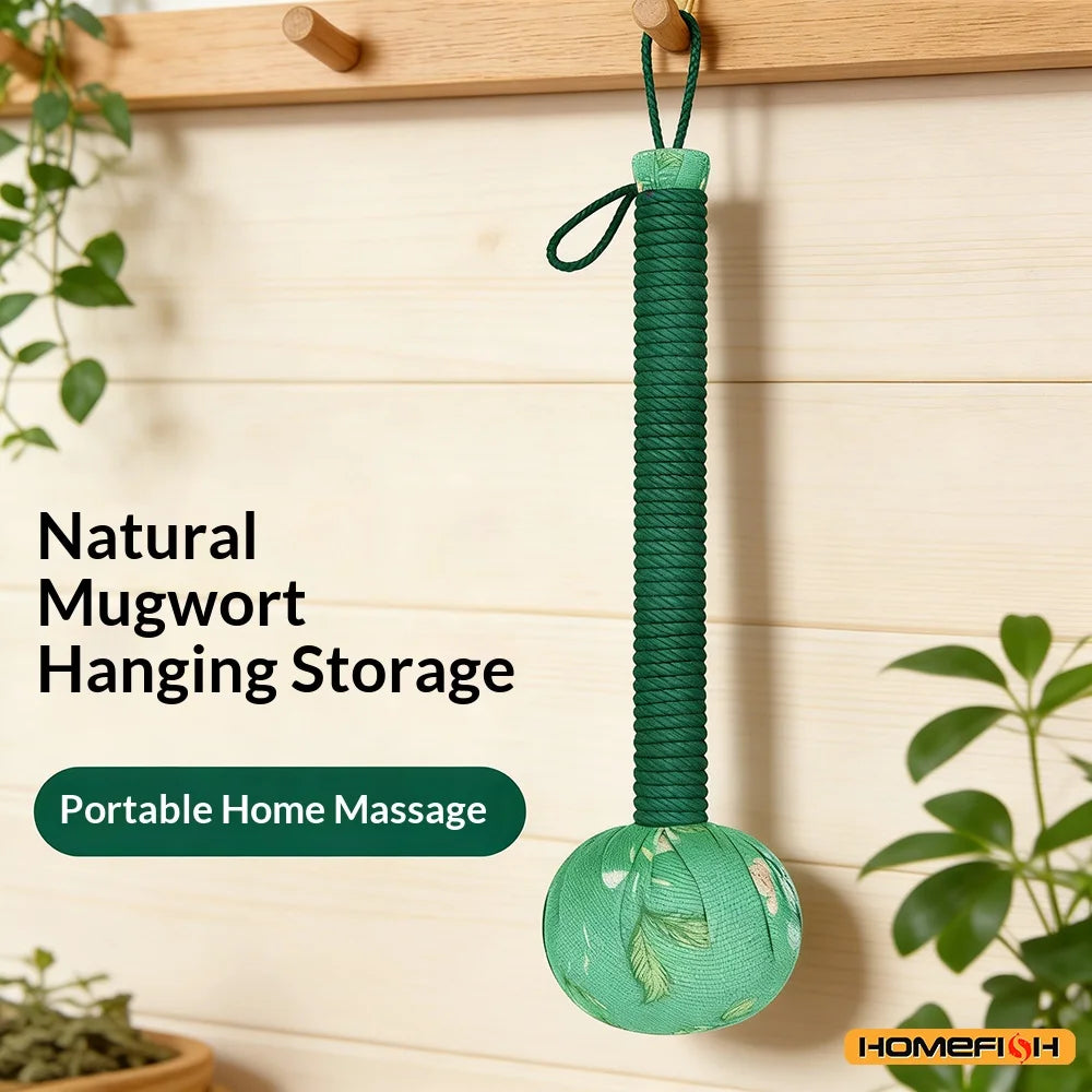 Wormwood Massage Hammer - Long Handled Back & Body Relaxer