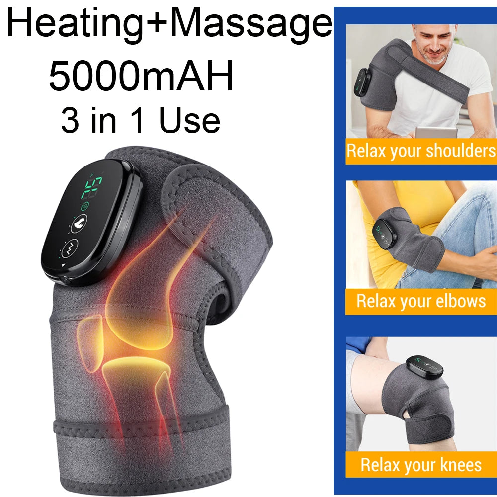Heated Joint Massager Brace for Shoulder Knee Elbow - 53