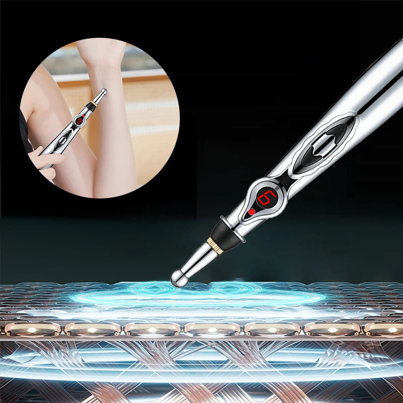 3-in-1 Electronic Acupuncture Pen - Meridian Energy Pain Relief - 11