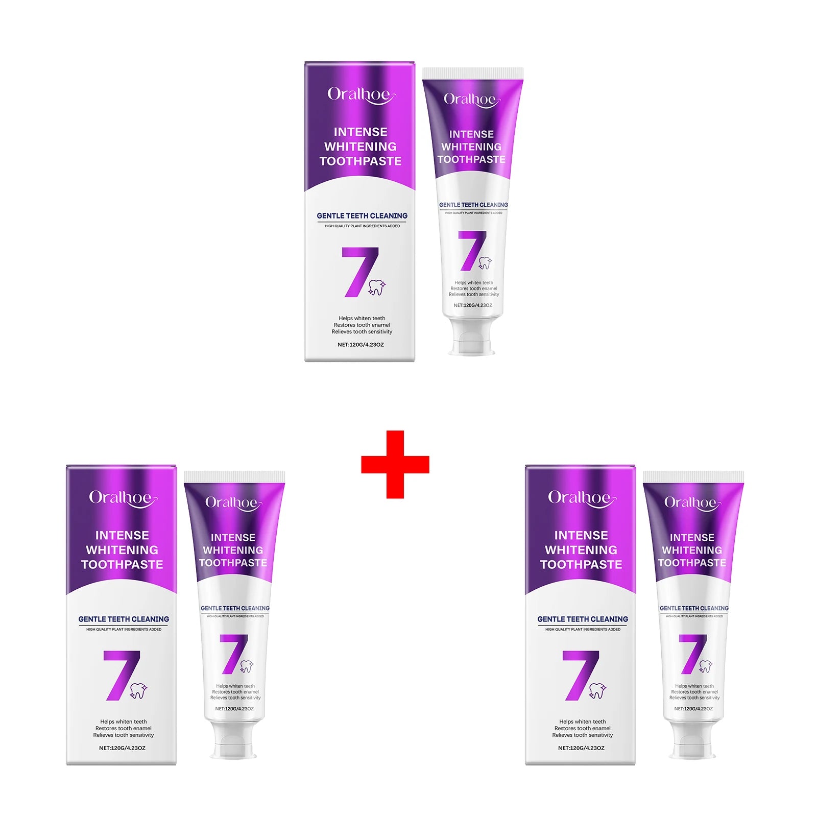 Intense Whitening Toothpaste for Stain Removal and Enamel Repair - 13