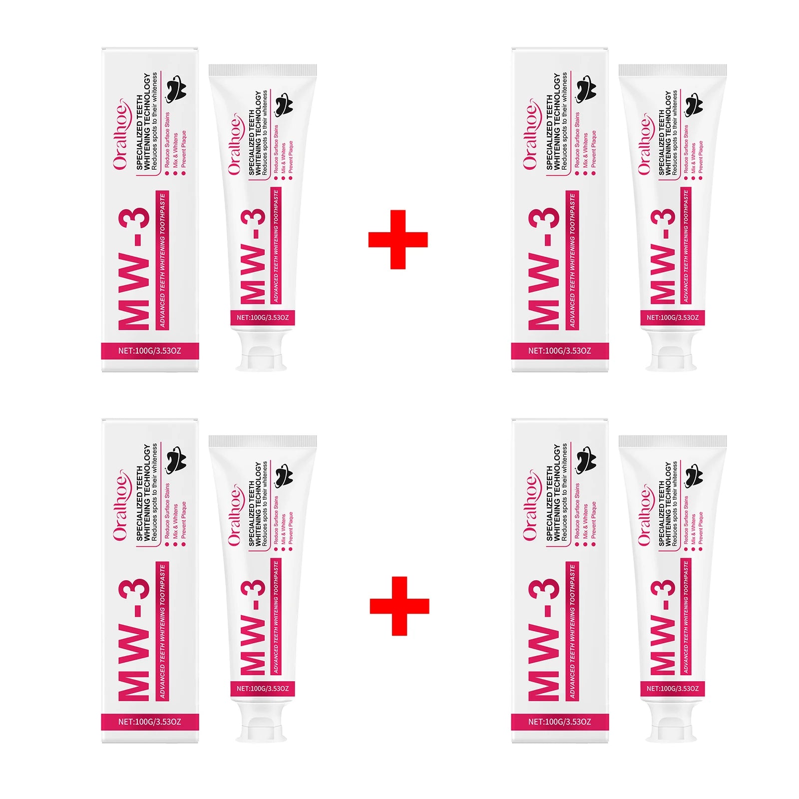 Professional Teeth Whitening Toothpaste for Stain Removal and Fresh Breath - 16