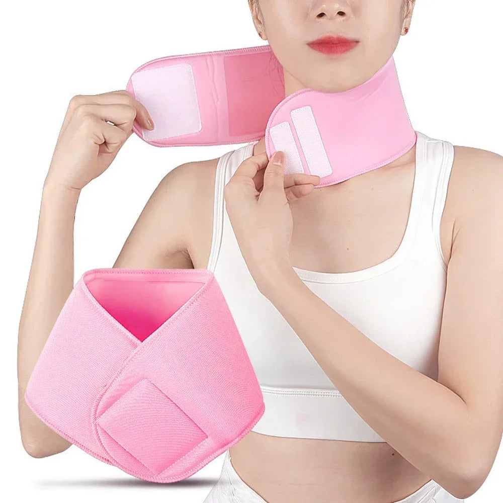 Silicone Moisturizing Neck Wrap – Anti-Wrinkle Reusable Gel Spa Neck Mask - 7