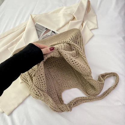 Luxury Hollow Crochet Tote