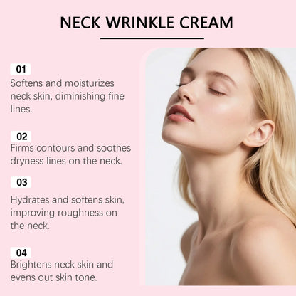 Collagen Neck Firming Cream with Integrated Gua Sha Massage Applicator