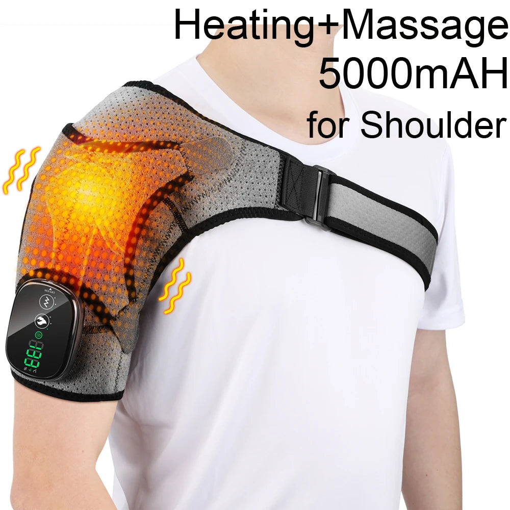 Heated Joint Massager Brace for Shoulder Knee Elbow - 50
